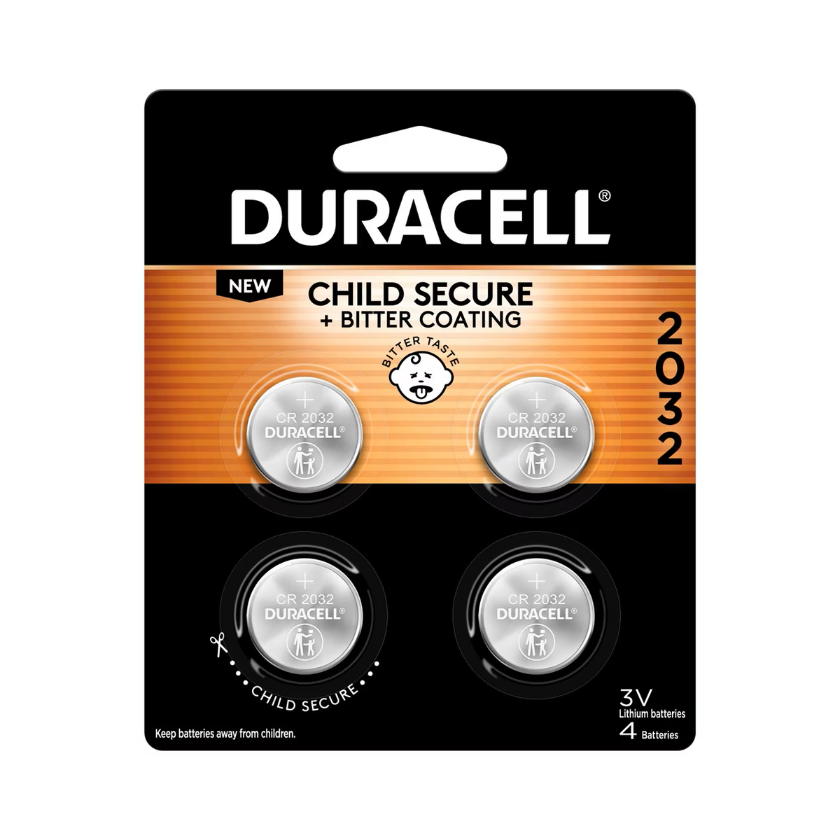 Duracell Copper & Black 2032