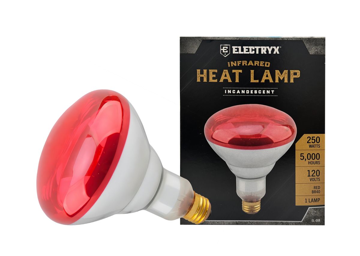 250W Infrared Heat Lamp (Red BR40)