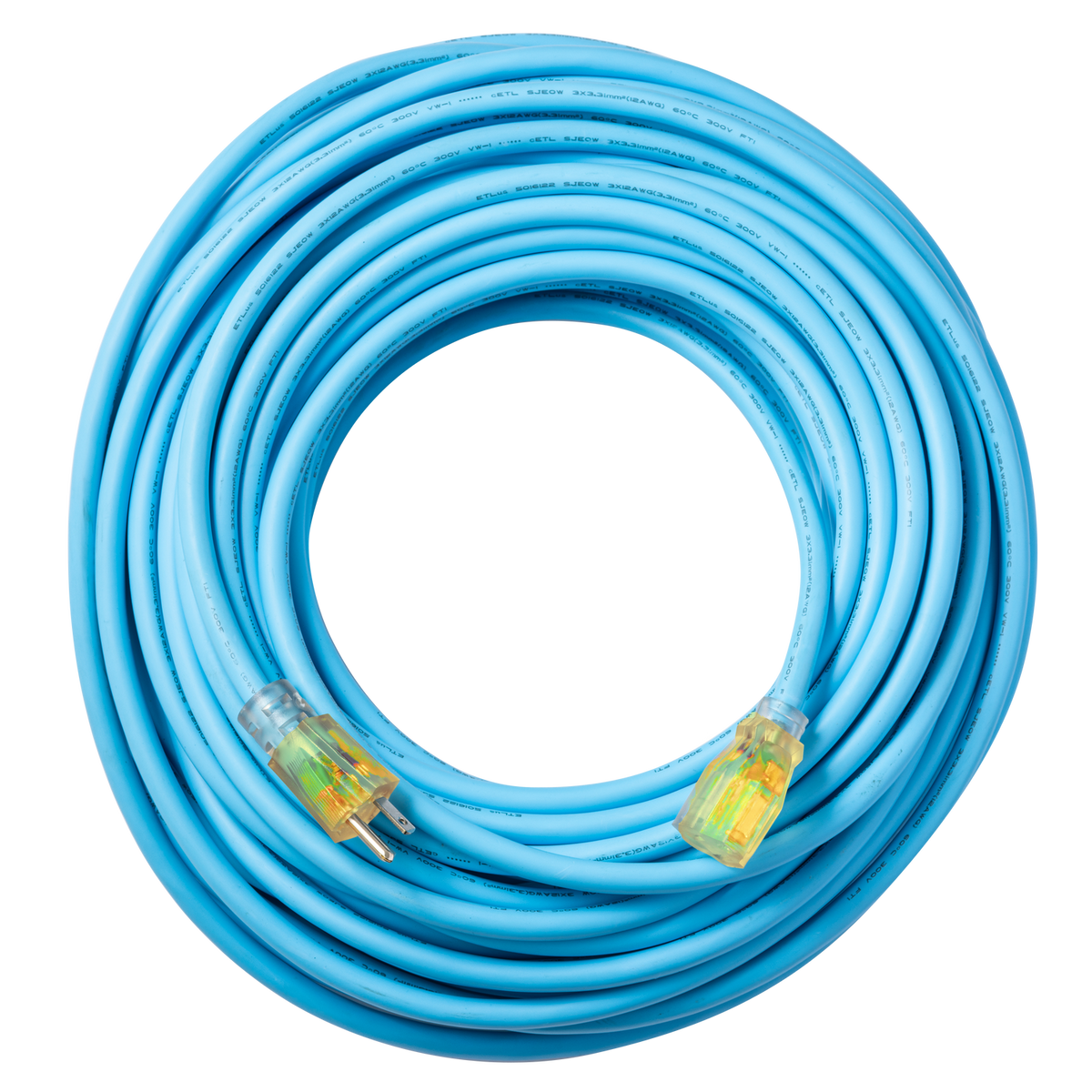 100 FT Cold Weather 12-Gauge Outdoor Extension Cord