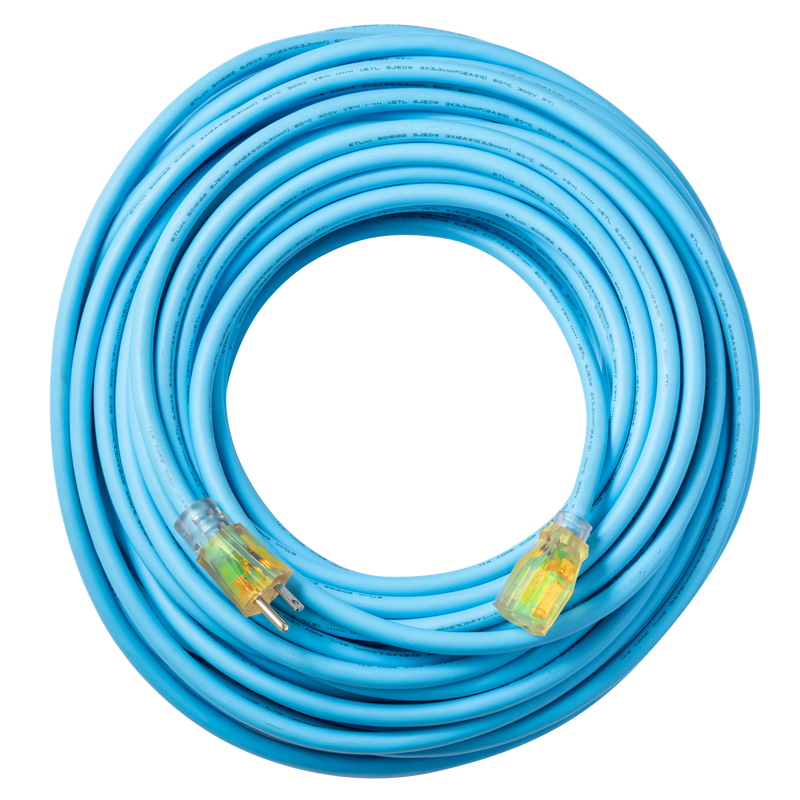100 FT Cold Weather 12-Gauge Outdoor Extension Cord