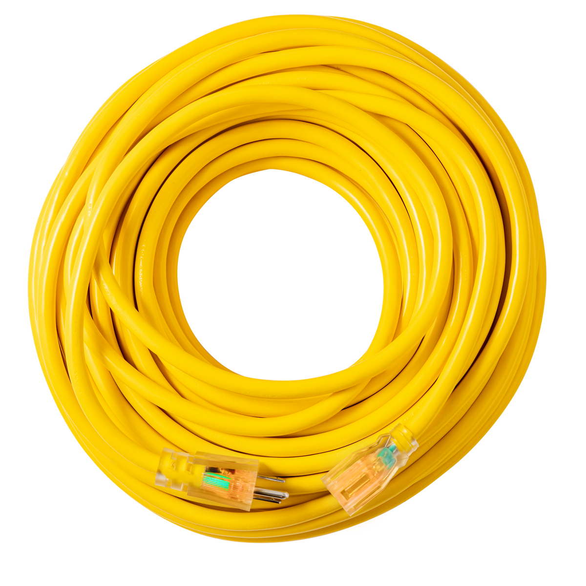 100 FT Heavy Duty 12-Gauge Indoor/Outdoor Extension Cord