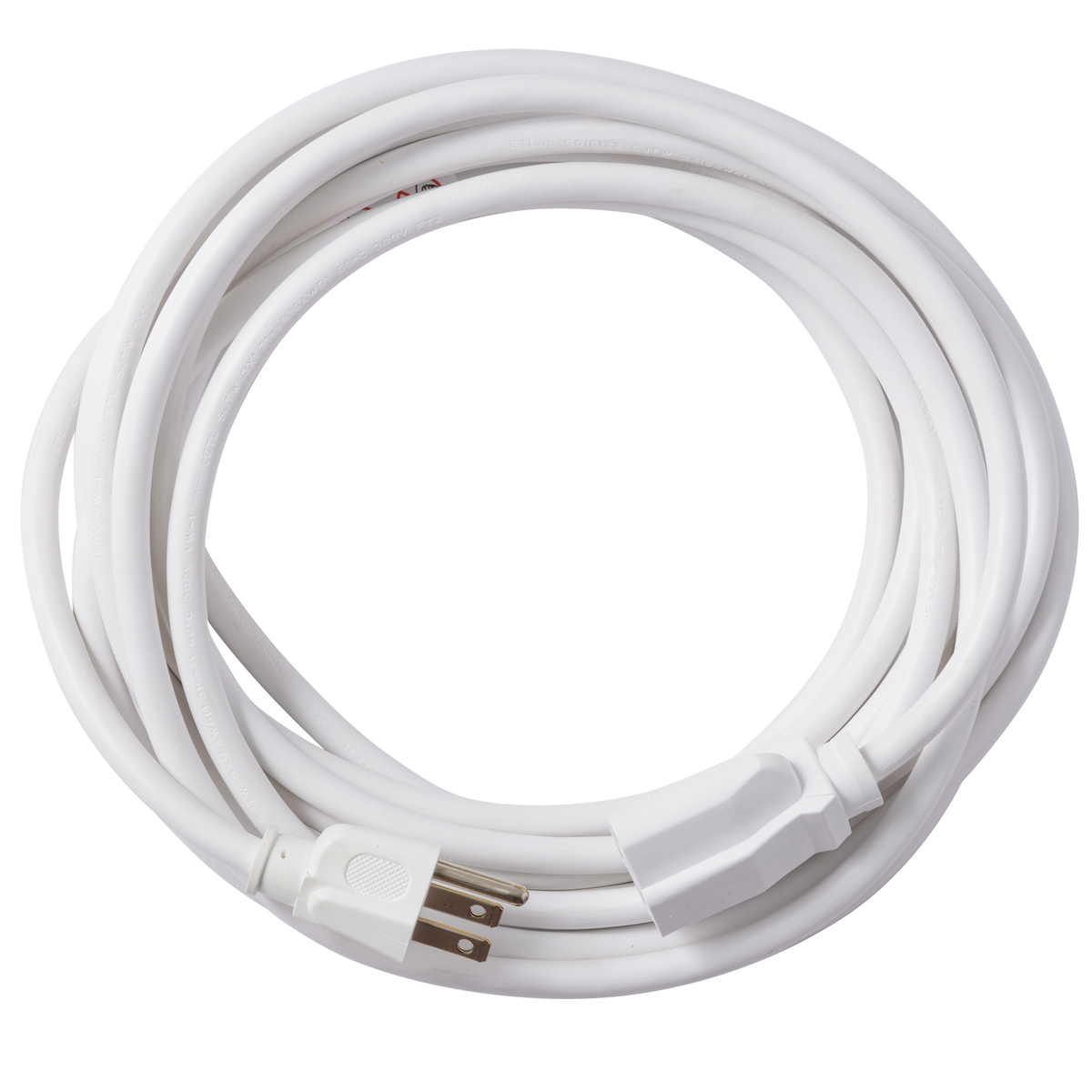 20 FT Light Duty 16-Gauge Indoor/Outdoor Extension Cord
