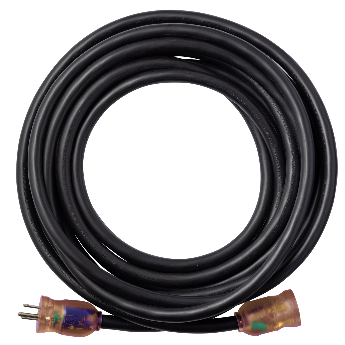 25 FT Heavy Duty 10-Gauge Indoor/Outdoor Extension Cord