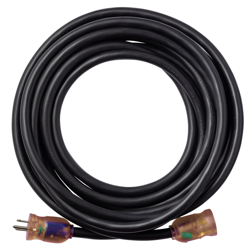 25 FT Heavy Duty 10-Gauge Indoor/Outdoor Extension Cord