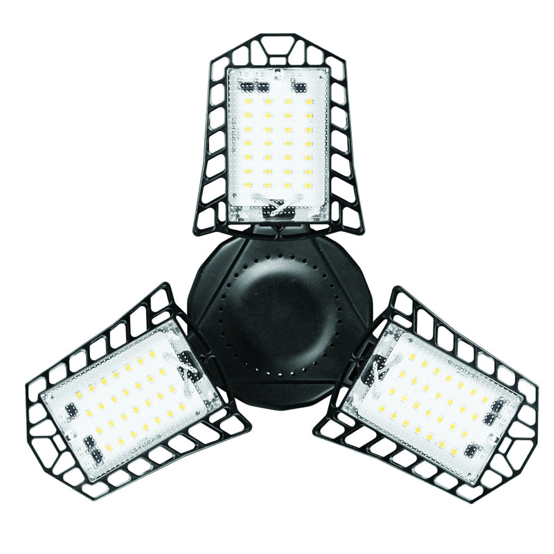 6,000 Lumens 3-Panel Adjustable LED Bulb