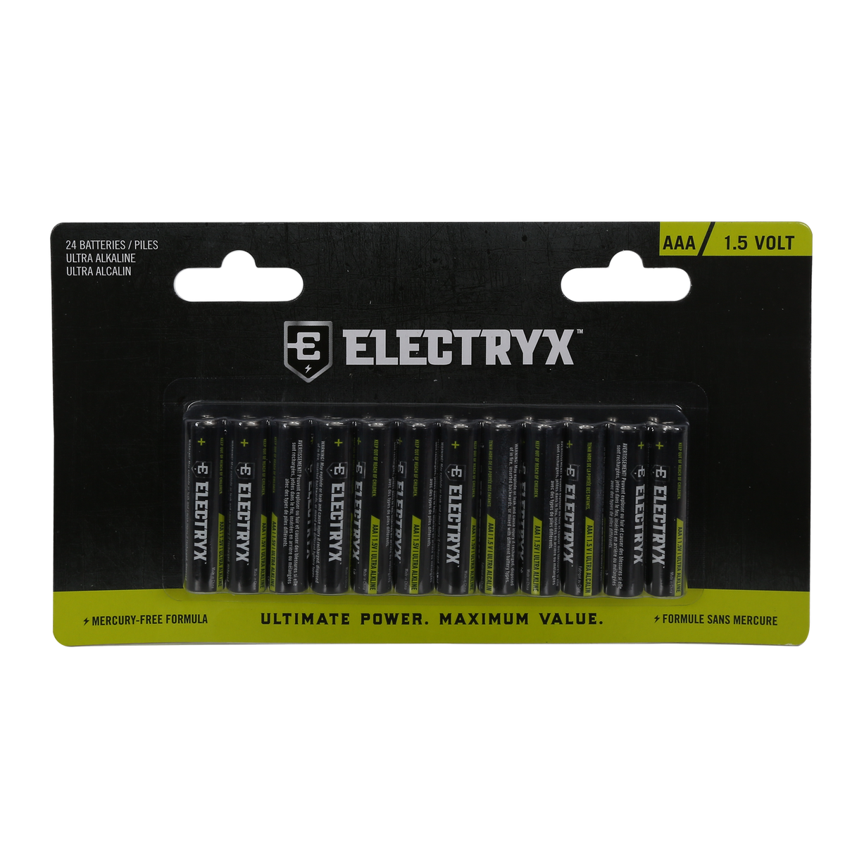 Aaa / 1.5 Volt Ultra Alkaline Batteries-24 Pack