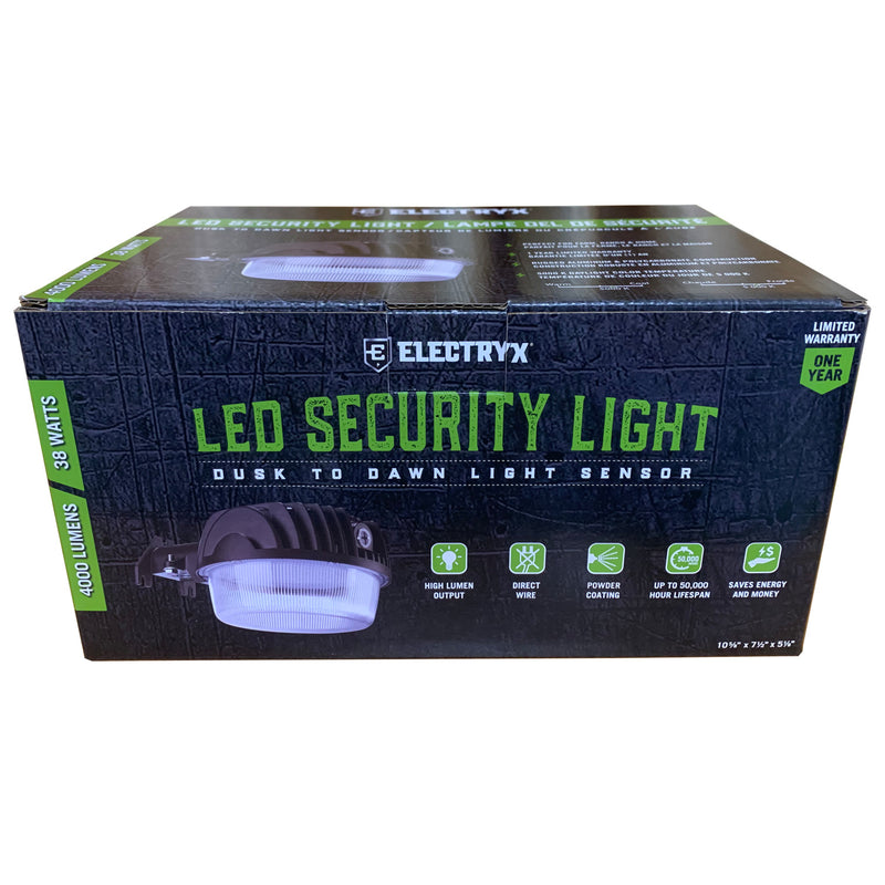 4,000 Lumens Wired LED Security Flood Light