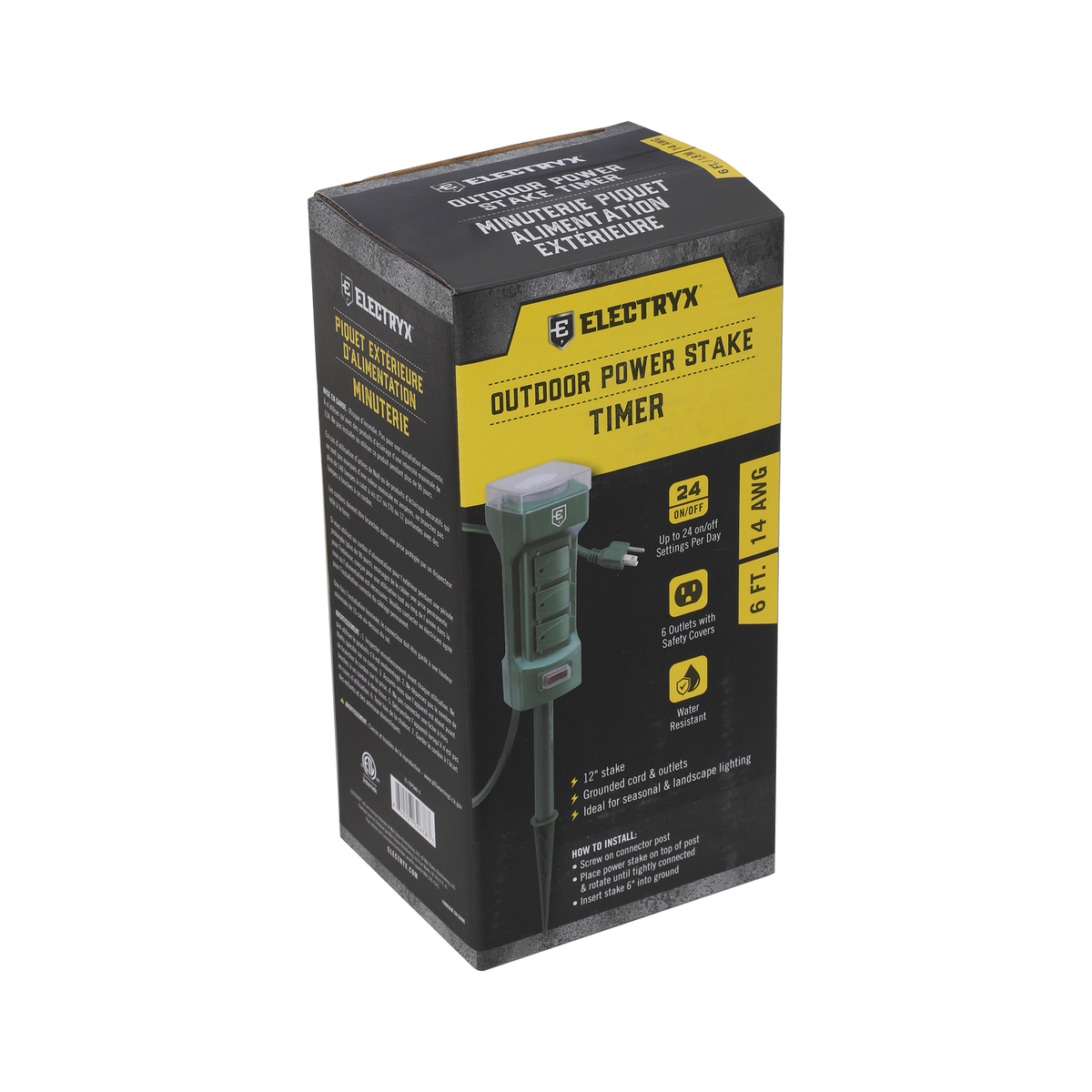 Outdoor Power Stake Mechanical Timer