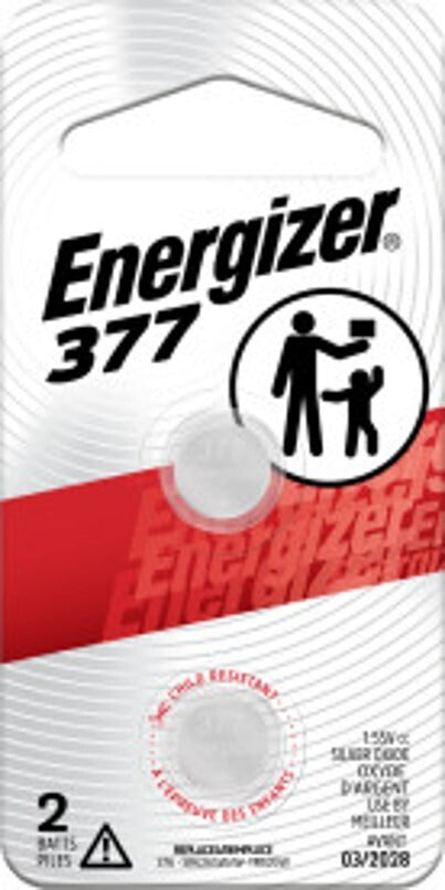 Energizer 377 Zero-Merc 2-Pk