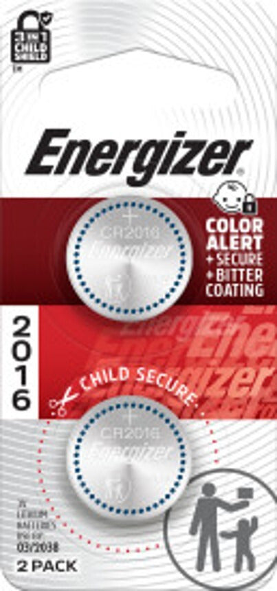 Energizer 2016 Lith Coin 2-Pk