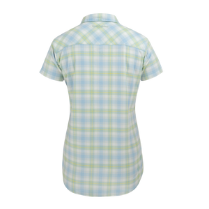 FPJ00997 - 22003 Noble Outfitters Everyday SS Shirt 213 Airy Blue Jade Macro Plaid - Back