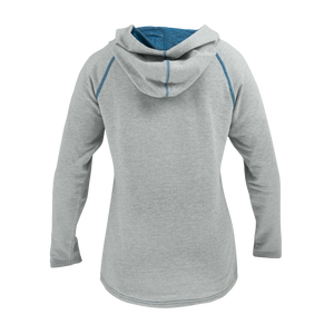 FPJ01035 - 21577 Noble Outfitters Tug-Free Pullover 016 Heather Grey _ Grecian Blue - Back