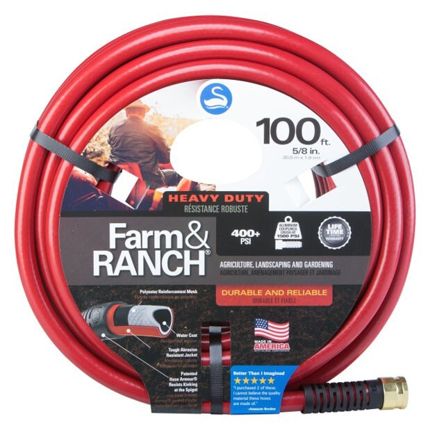 Garden Hose,5/8"x100',F&R