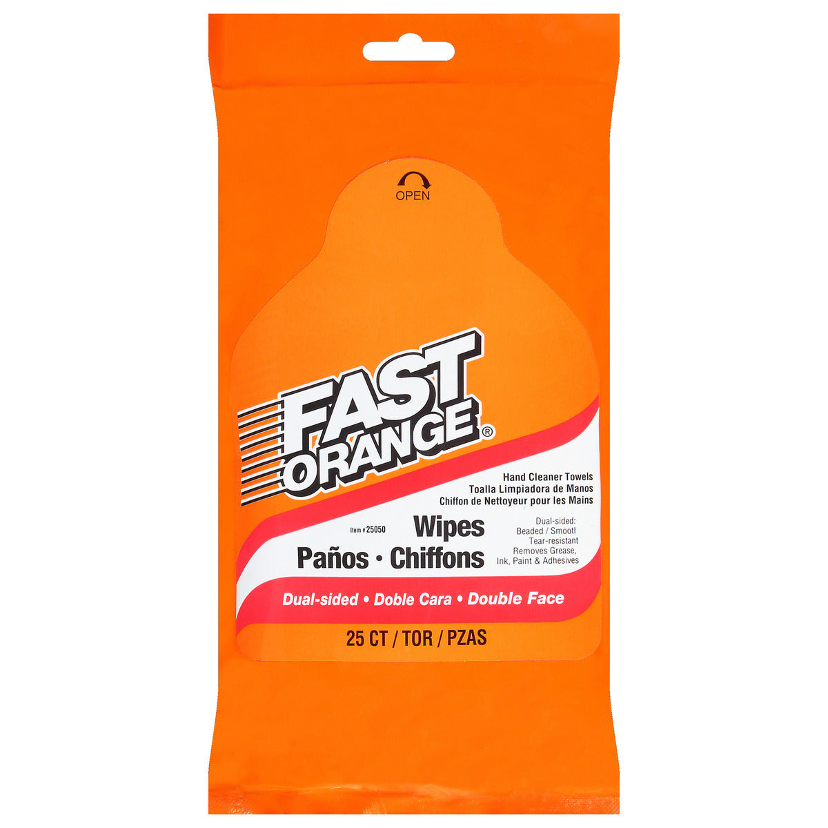 Px Fast Orange Wipes 25 Count