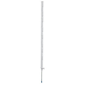 White Step-IN Fence Post