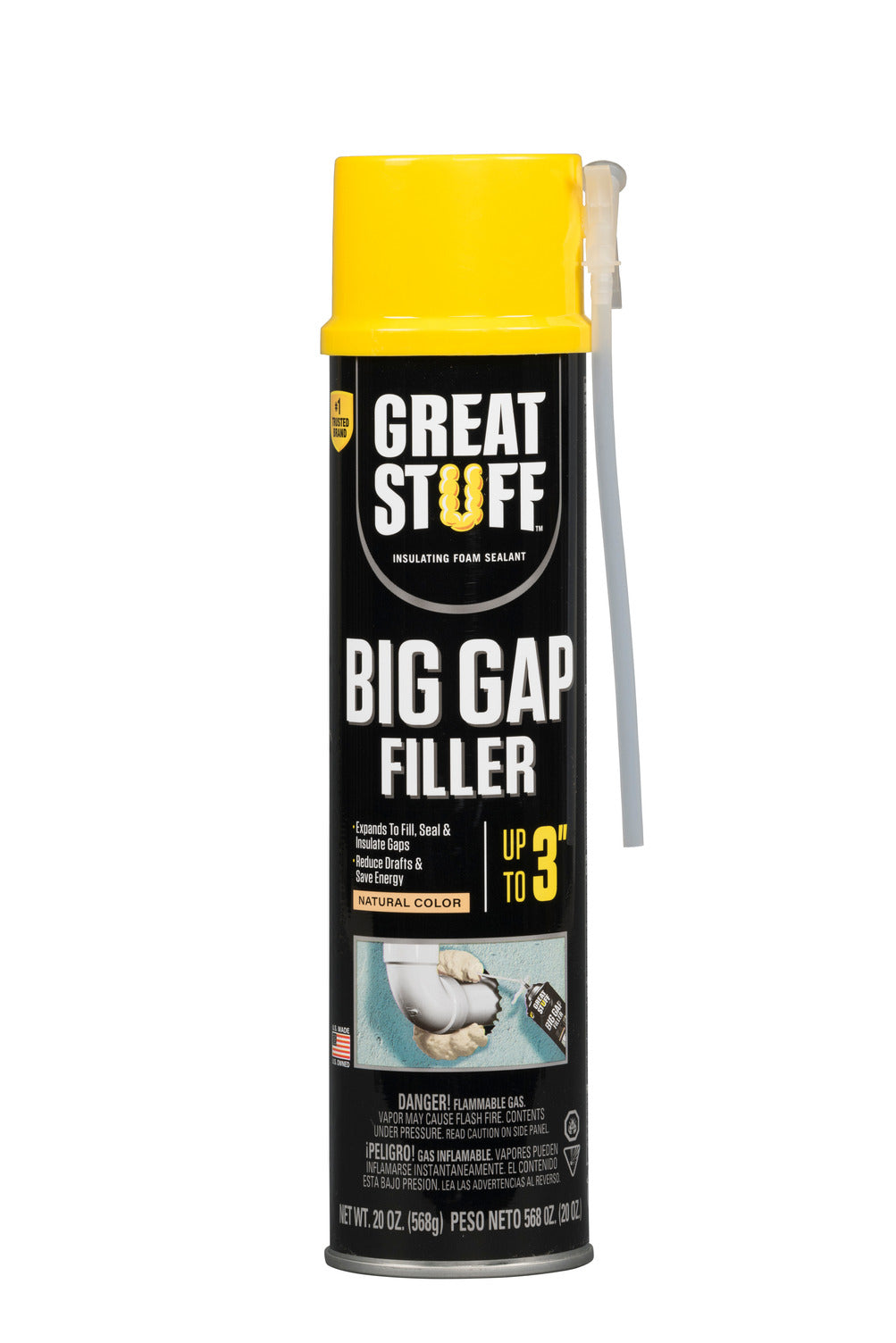 Great Stuff Bgf 20oz Std Straw
