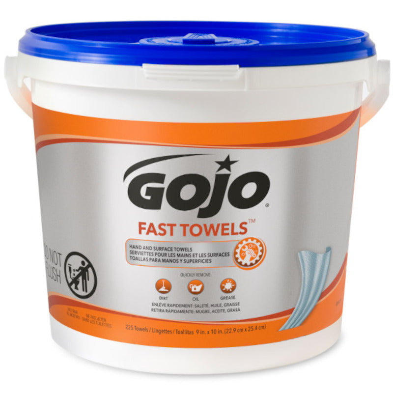 GOJO FAST TOWEL- 225CT. BUCKET