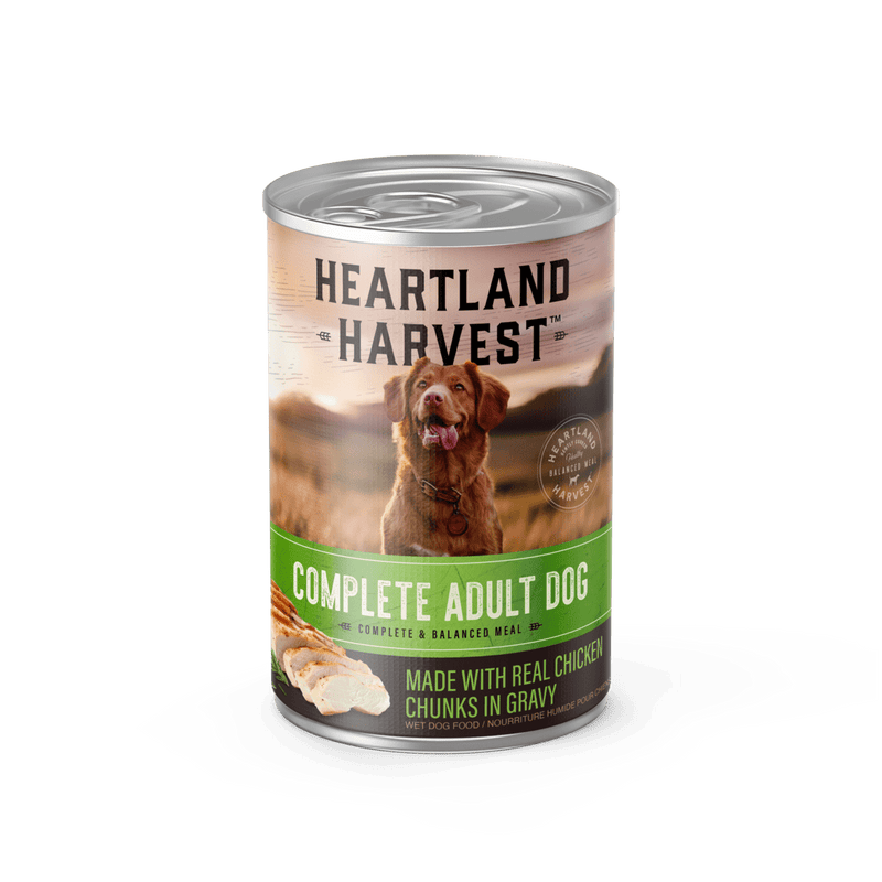 Complete Adult Wet Dog Food with Real Chicken Chunks in Gravy