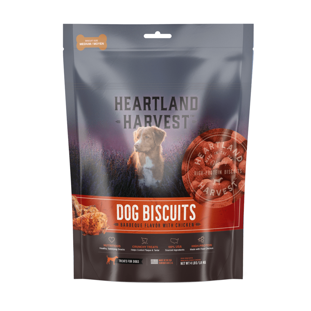 Barbeque Flavor Medium Dog Biscuits