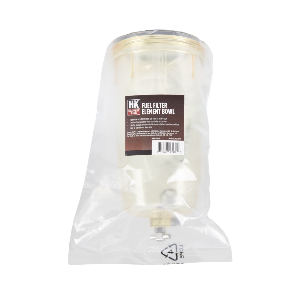Harvest King Fuel Filter Element Bowl in retail packaging