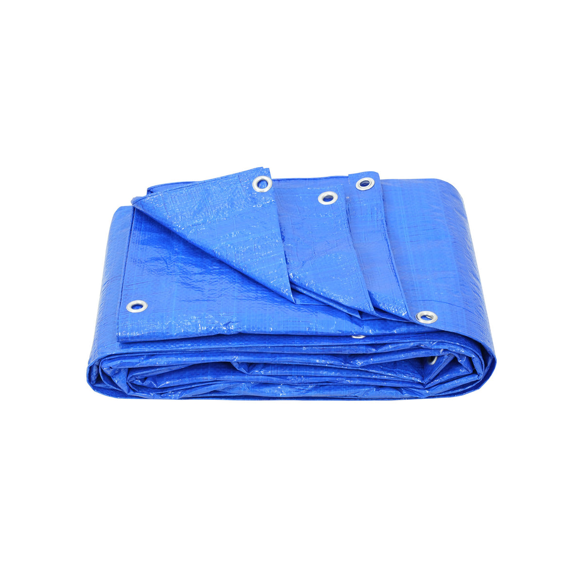 6 FT x 8 FT Blue Light Duty Poly Tarp