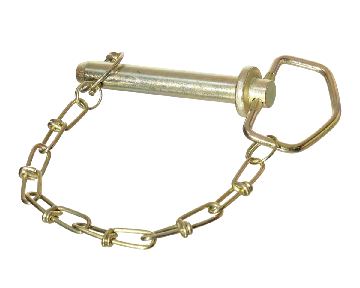 Hitch Pin with Chain 7/8" x 6-1/4"