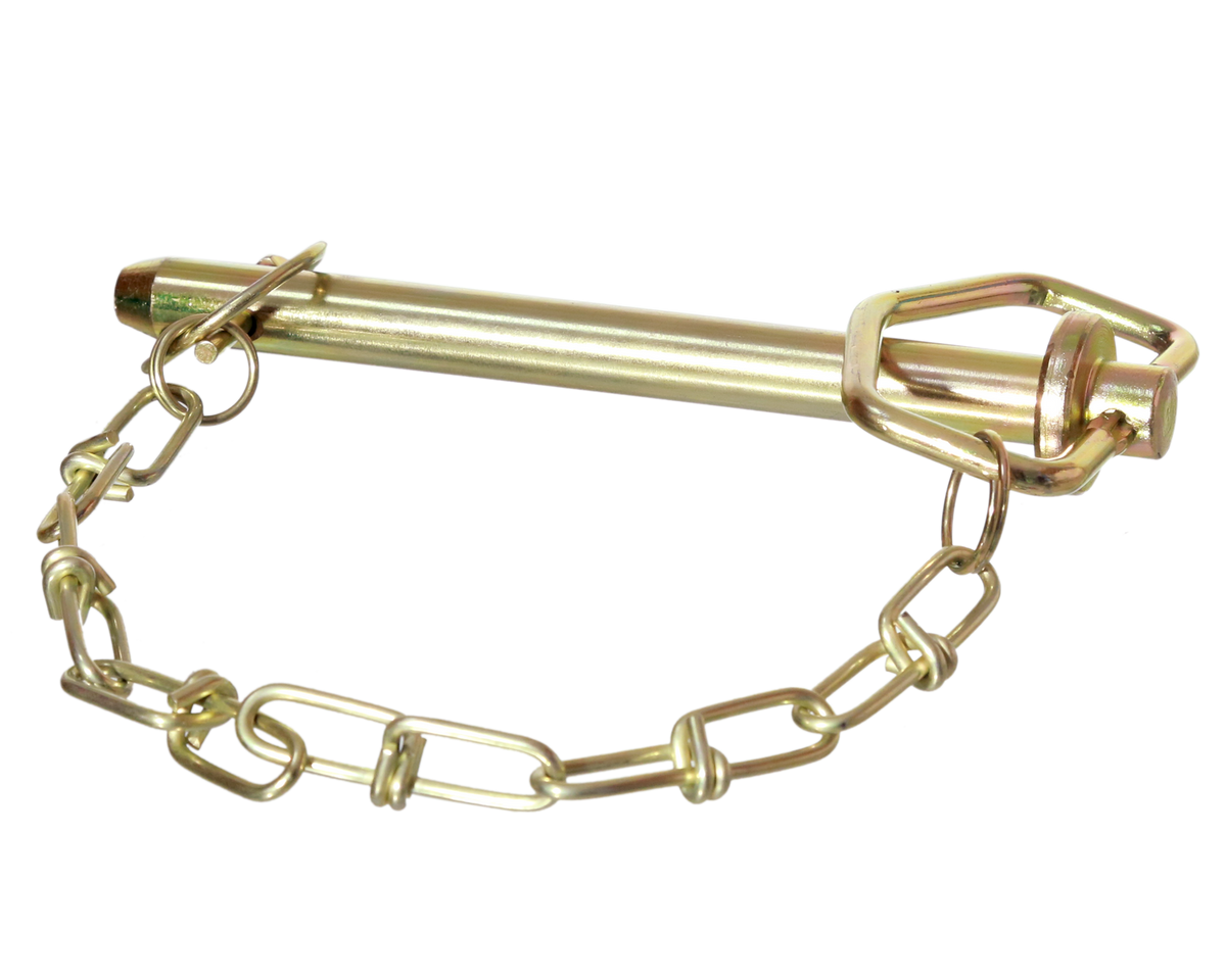 Hitch Pin with Chain 1" x 6-1/4"