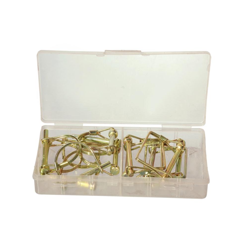 Harvest King Lock Pin Assortment Box, open