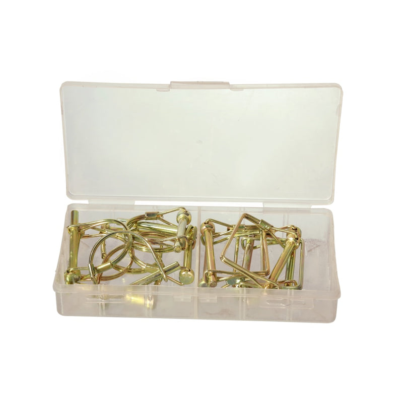 Harvest King Lock Pin Assortment Box, open