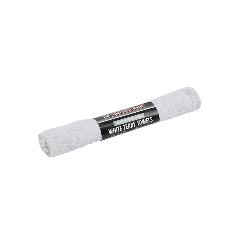 Multi-Purpose White Terry Towels 3-Pack