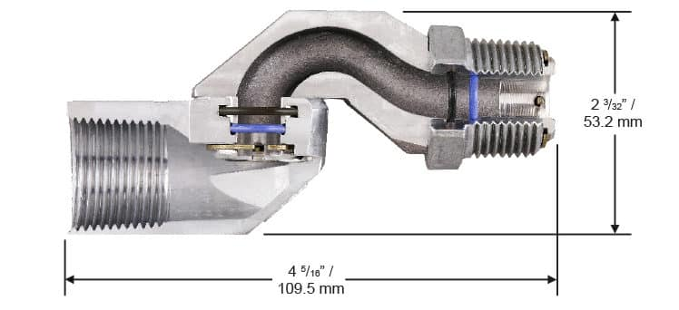 Swivel, 3/4"M x 3/4" Nptf Mp