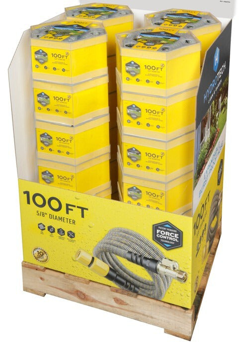 Garden Hose,5/8"x 50',EBPH GRN 40pc 1/4plt
