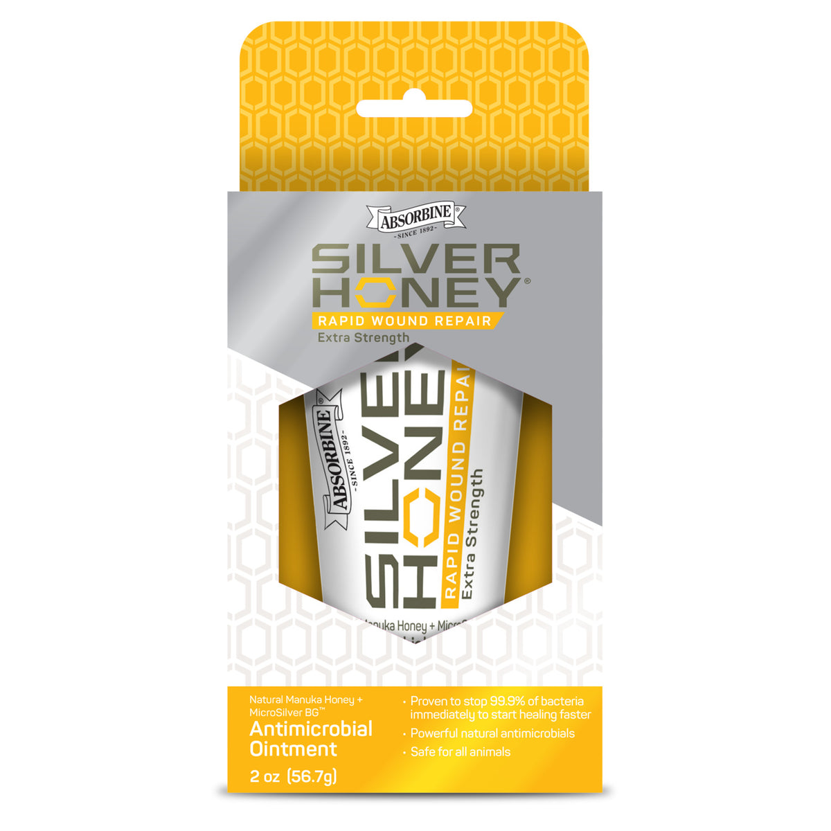 Silver Honey Ointment 2oz Tube