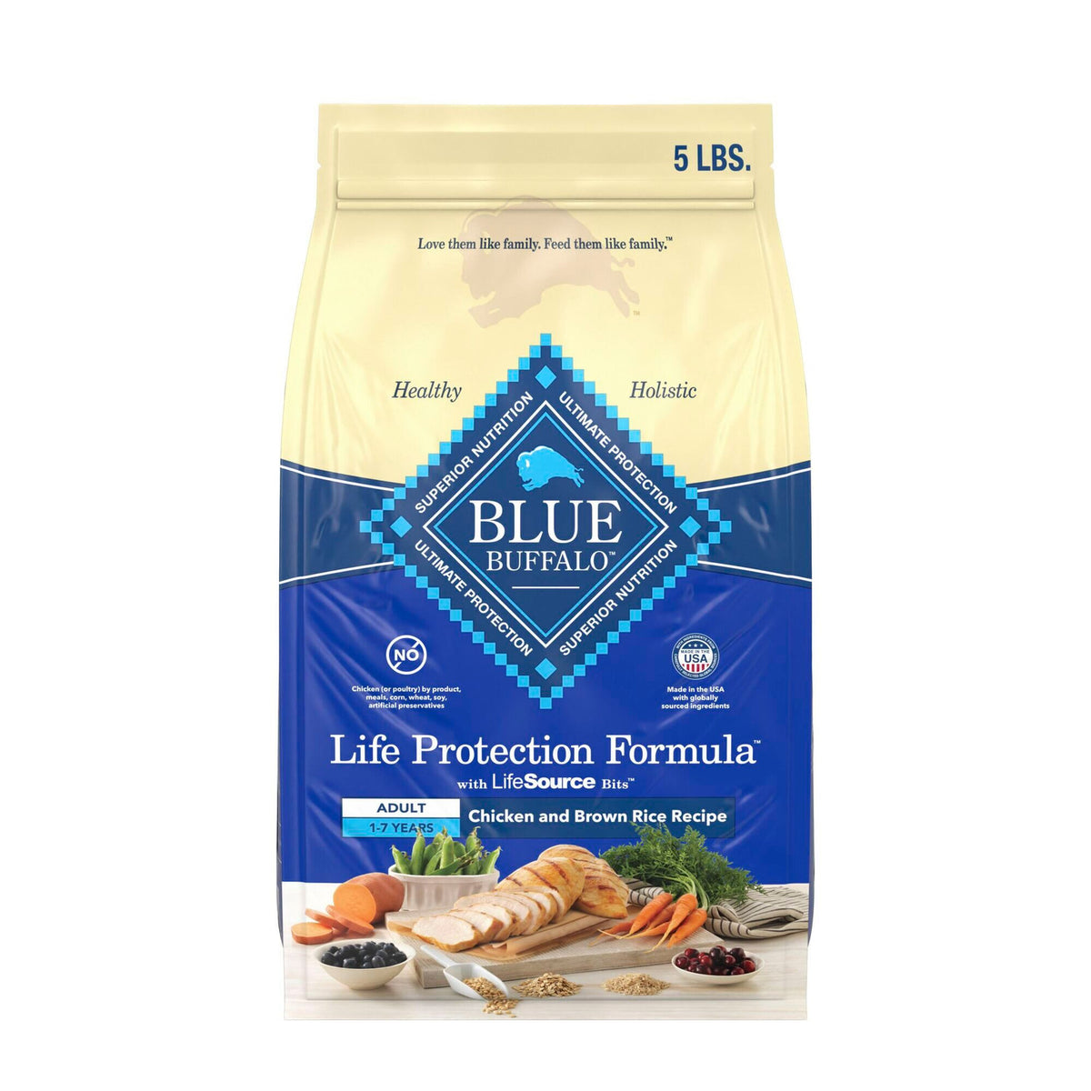 Lpf Adlt Dg Chicken & Br 5lb