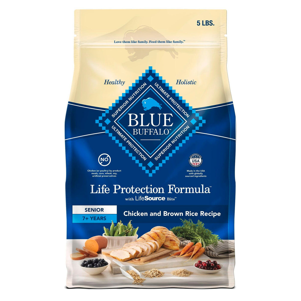 Lpf Senior Dg Chicken & Br 5LB