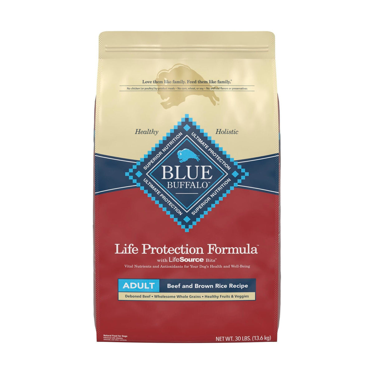 Blue Lpf Adult Dog Beef 30lb