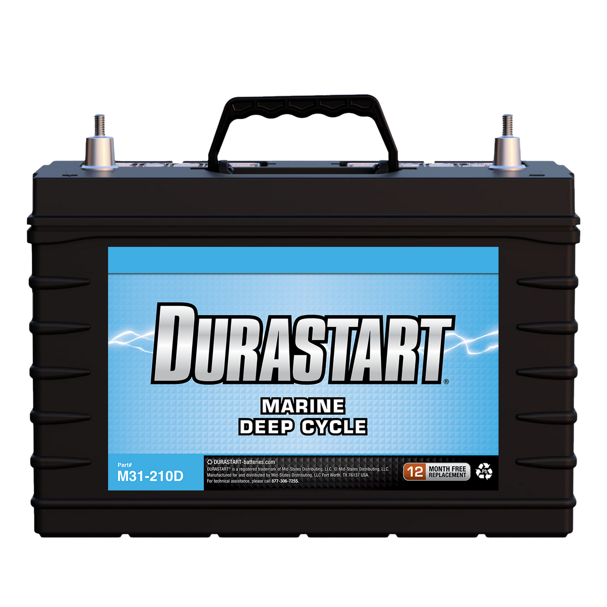 Marine Deep Cycle Battery M31-210D