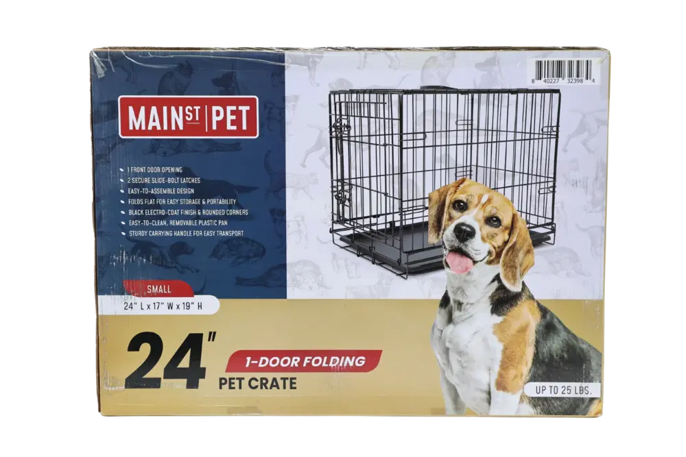 Main St. Pet™ 24" 1-Door Folding Pet Crate