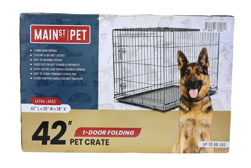 Main St. Pet™ 30" 1-Door Folding Pet Crate