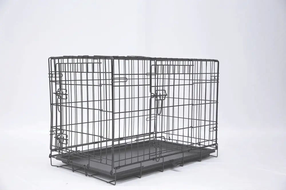Main St. Pet™ 36" 2-Door Folding Pet Crate with Divider