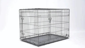 Main St. Pet™ 48" 2-Door Folding Pet Crate with Divider