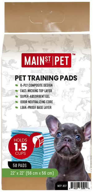 Main St. Pet™ 22" x 22" Pet Training Pads 50 Ct