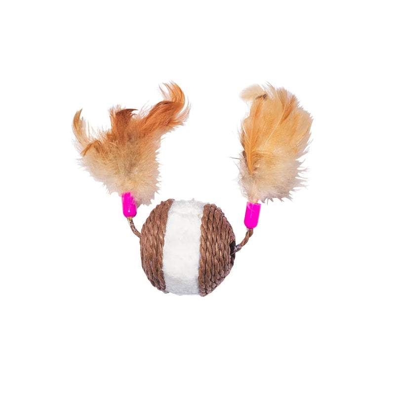 Main St. Pet™ Feather Yarn Ball Cat Toy