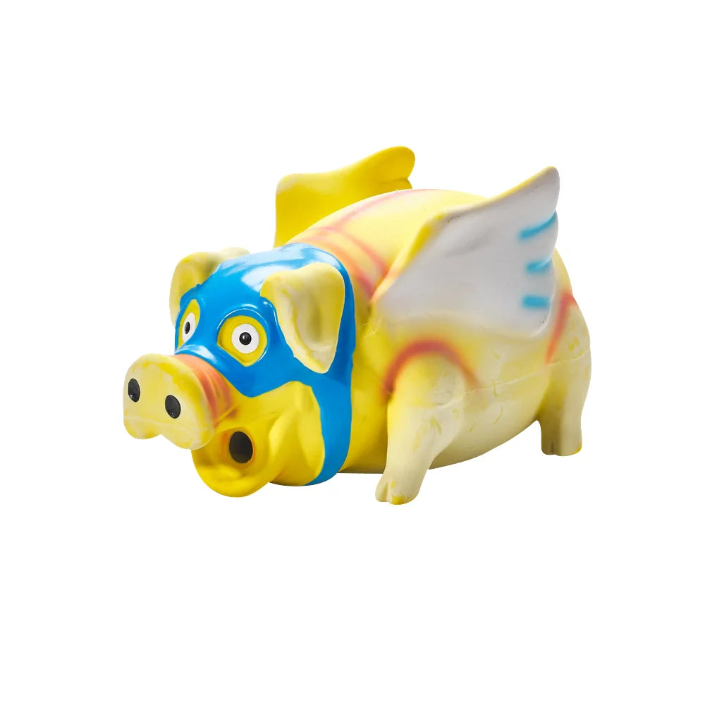 Main St. Pet™ Flying Pig Latex Squeaky Dog Toy
