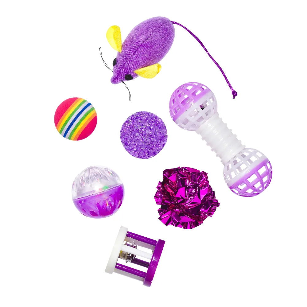Main St. Pet™ 7-Pc Ball & Mice Variety Pack Cat Toys