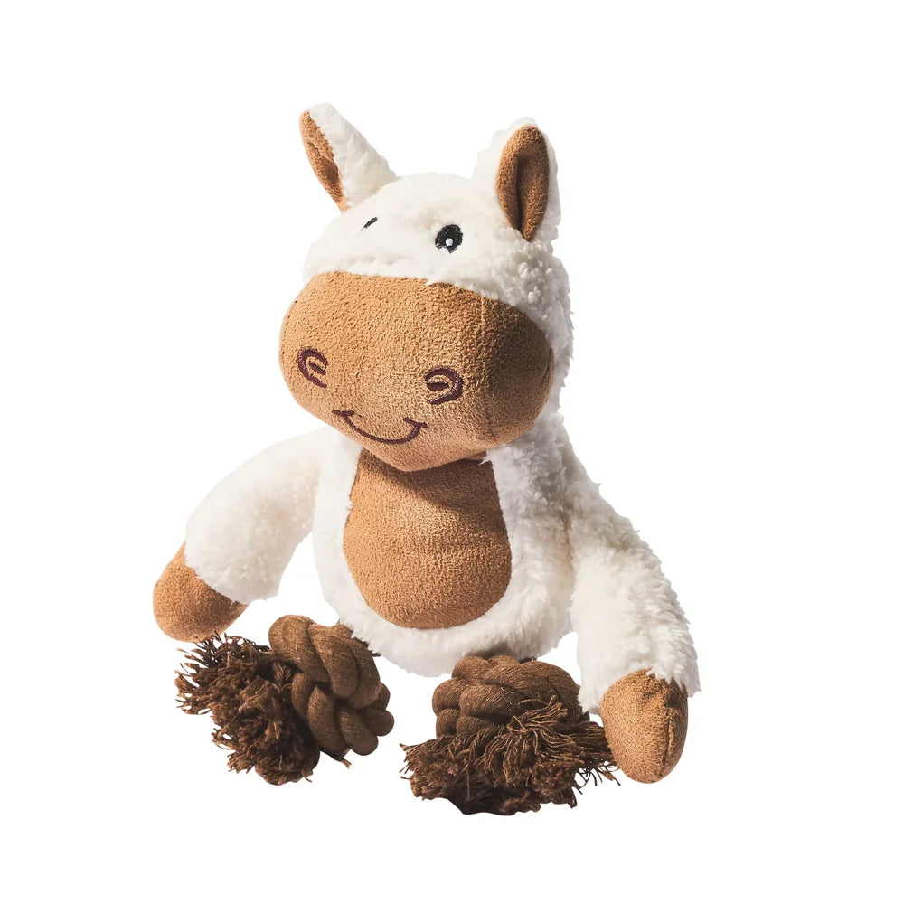 Main St. Pet™ Horse & Rope Plush Squeaky Dog Toy