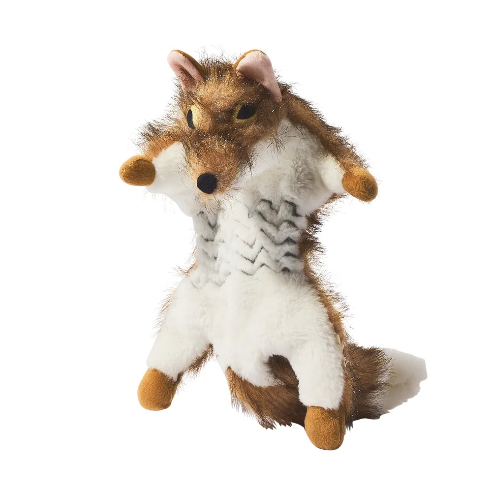 Main St. Pet™ Roadkill Fox With Ball Squeaky Dog Toy
