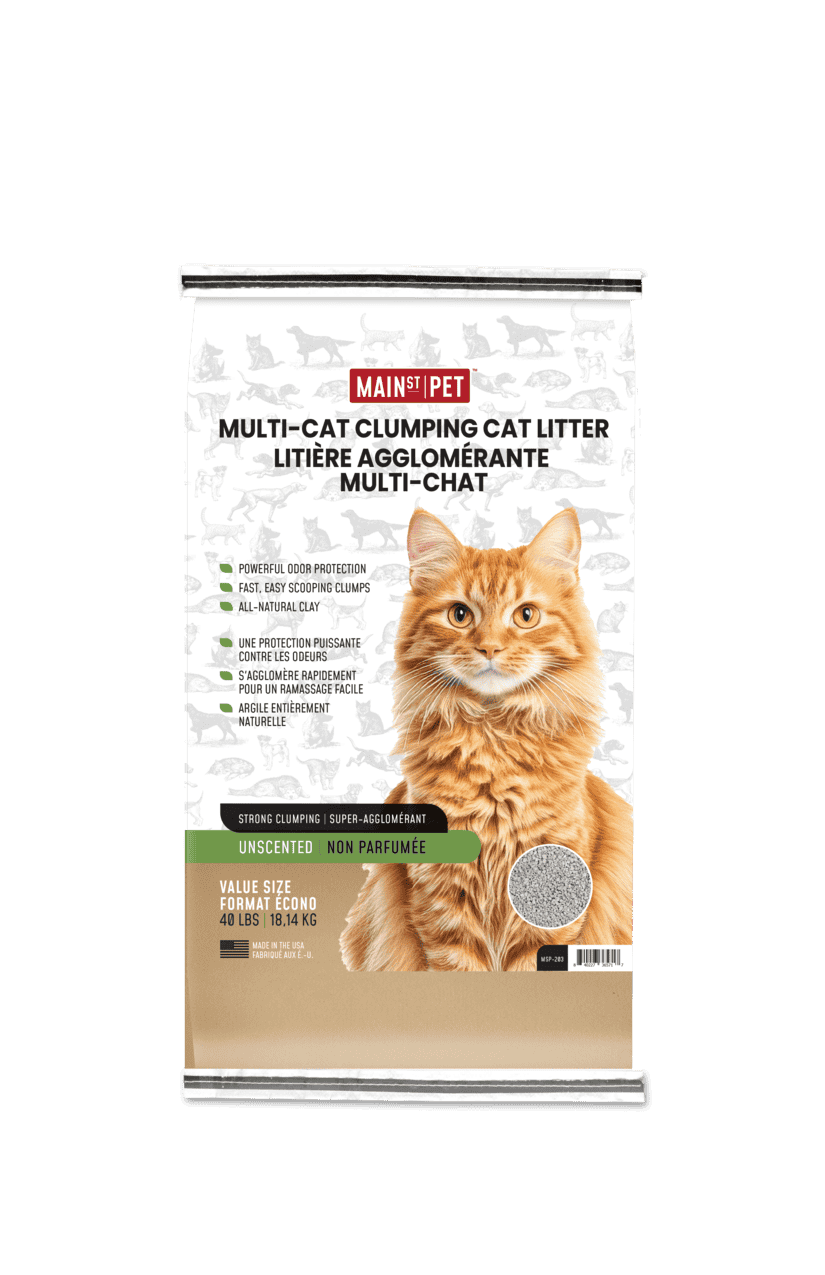 Main St. Pet™ Unscented Multi-Cat Clumping Cat Litter
