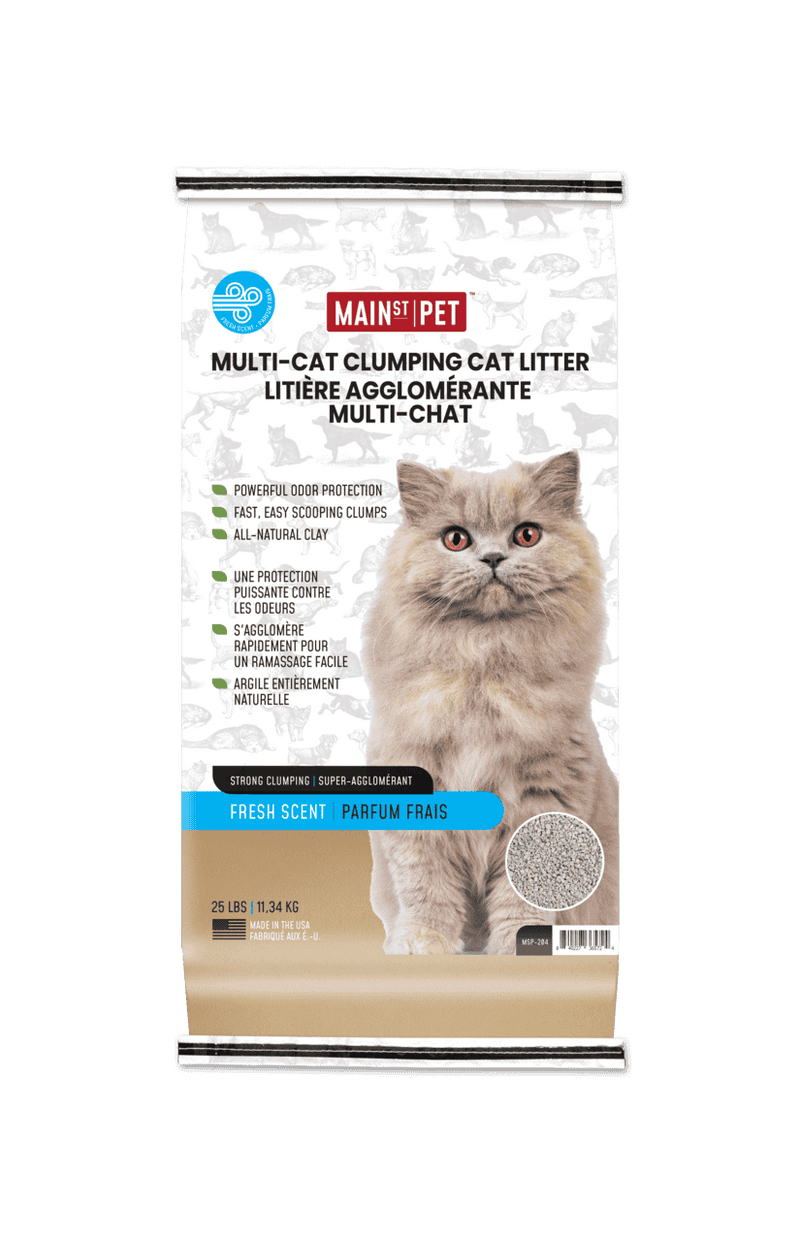 Main St. Pet™ Fresh Scent Multi-Cat Clumping Cat Litter