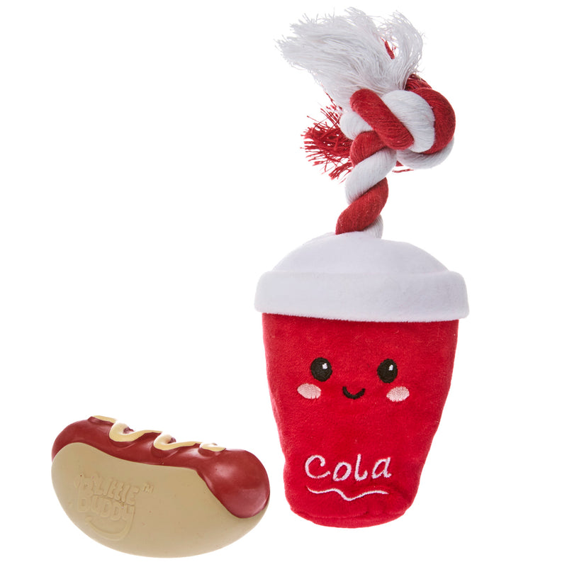 Msp Dog Toy Hotdog and Cola